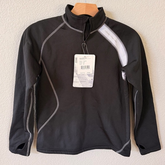 Obermeyer Other - Obermeyer Alias Fleece Black and White 3/4 Zip Pullover Size M